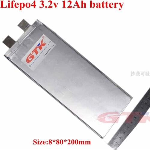 10pcs 20pcs lifepo4 3.2v 12Ah cell 3.2v 10ah lifepo not lithium lipo 50A for pack diy 12v 10ah power storage motor