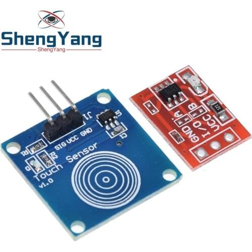 5PCS TTP223B Touch Key Switch Module Touching Button Self-Locking/No-Locking Capacitive Switches Single Channel Reconstruction