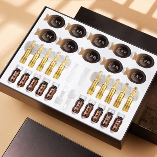 Anti Aging Serum Face Care Set Caviar Truffle Ampoule Essence Moisturizing Brighten Repair Facial Mask Skincare Sets 30PCS/Box M