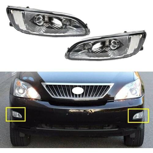 Car Front Fog Light with Bulbs Daytime Running Lamp for Lexus RX330 2004-2006 RX350 2007-2009