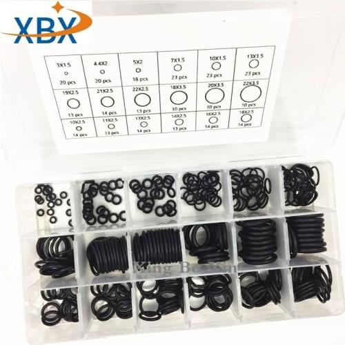 Free Shipping 279PCS O-Ring Rubber Gasket Seal Classification Black O-Ring Seal Set Nitrile Gasket Car Gasket
