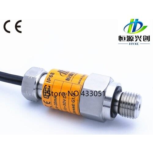 Free shipping. Pressure transmitter; Measurement range :0~50bar;G1/4;Protection grade IP68;Output: 0.5~ 2.5V;Power supply: 3V DC