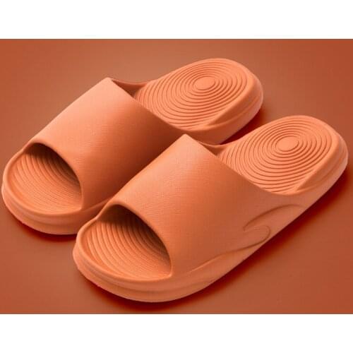 Four Seasons Can Wear EVA Thick-Soled Mute Home Shoes For Men And Women Bathroom Bathing Foot Massage Non-Slip Couple Slippers