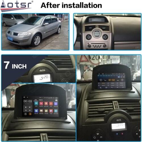 For Renault Megane 2 Android Multimedia Player 2002 2003 - 2009 PX6 GPS Navigation Auto Stereo Head Unit Recorder Touch Screen