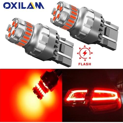 2PCS Flash No Error P27/7W T25 Led Canbus Lamp T20 WY21W Led Car Brake Light For Ford Mondeo Focus 2 3 1 Mk2 Ranger Flex Fiesta