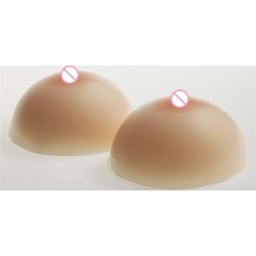 Artificial Boobs Enhanced Breasts 1400g/pair Crossdresser Transgender Shemale Drag Queen Round Silicone Breast Form