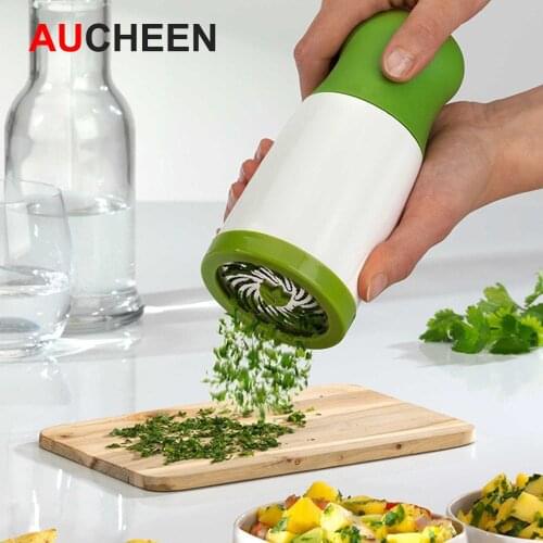 Herb Grinder Spice Mill Parsley Shredder Chopper Fruit Vegetable Cutter Kitchen Gadgets Cooking Tools