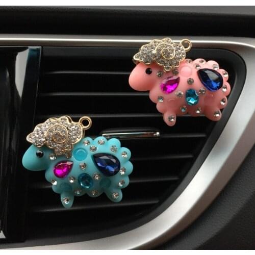 JOORMOM alloy colored sheep car outlet perfume CLIP car aromatherapy car decoration interior coche colgante decoration