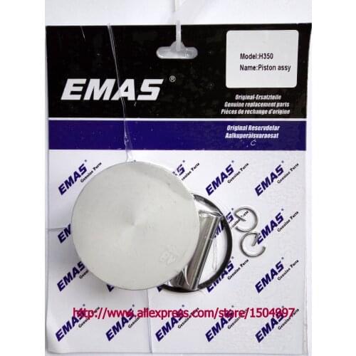 Piston Kit with Pin Rings Clips assy Set kit for H350 Chainsaw PISTON RINGS 44*1.5mm