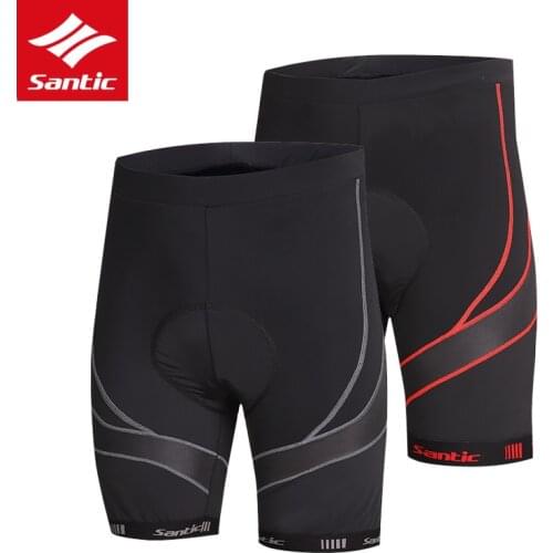 Santic Cycling Shorts Men 4D Sponge Pad MTB Road Bike Shorts Breathable Quick-dry Bicycle Downhill Shorts Bermuda Ciclismo