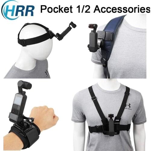 Accessories Kit for DJI Osmo Pocket 2 /1,New Quick Release Head Strap Mount /Chest Harness /Backpack Clip Holder /Wrist Strap