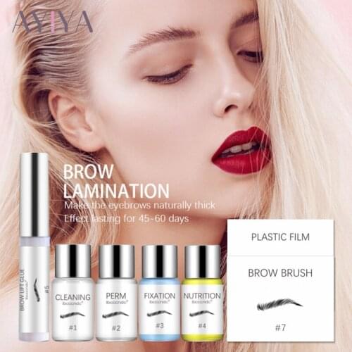 1 Set Semi-pernament Brow Lift Kit Eyebrow Lamination Kit Styling Perming Setting Curling Brow Lamination Beauty Salon Home Use