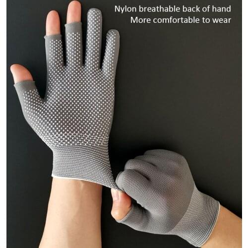 Anti-Slip 3 Fingers Cut Fishing Gloves Half Finger Summer Outdoor Angling Sunscreen Anti-Slip Gloves Sports Fishing Accessories