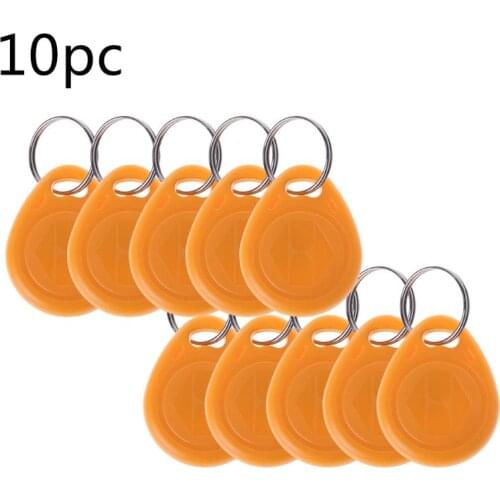 10 Pcs Duplicator EM4305 T5577 Clone Proximity Badge Writable Rewrite Copy 125khz RFID Tag llavero Porta Chave Card Sticker E56B