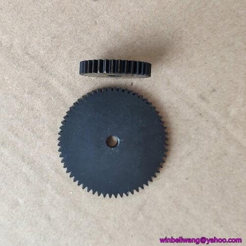 0.8M steel spur gear 0.8modulus 30T 32T 35T 40T 50T 60T gear for diameter 5mm shaft,black
