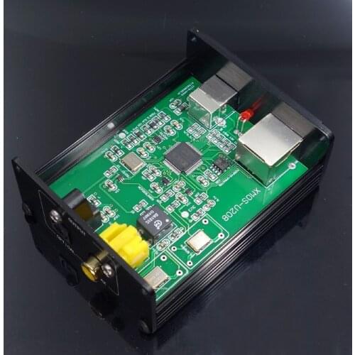 Mini XMOS XU208 USB DAC USB Soundcard Headphone Out DSD Native High-Resolution Hi-Fi Audio