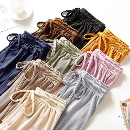 YMXJYWL Women's Knitted Trousers