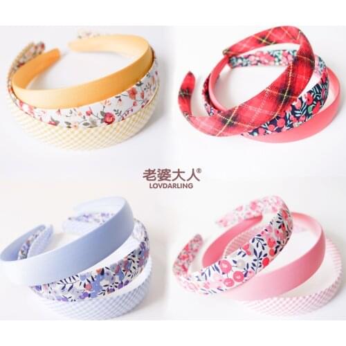 INS Korean Style Satin Flower Hairpin Lady Headband Hair Accessories Fresh Headband Set All-Matching 3-Piece