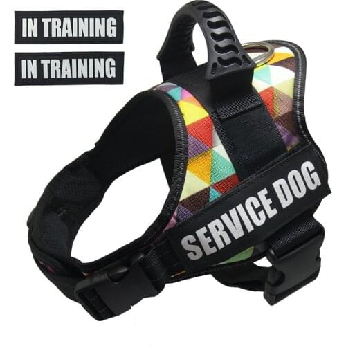Dog Harness, Service Dog Vest, No Pull No Choke Dog Vest for Training Walking Jogging, Small Medium Large Dogs