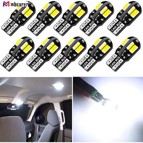 10 Pcs T10 Led Car Interior Bulb Canbus For VW Golf Polo Passat Scirocco Tiguan for Skoda Octavia Seat