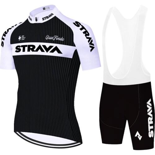 2021 cycling jersey strava bike clothes quick dry 20D gel pad tenue velo homme team cycling set Summer culotte ciclismo hombre