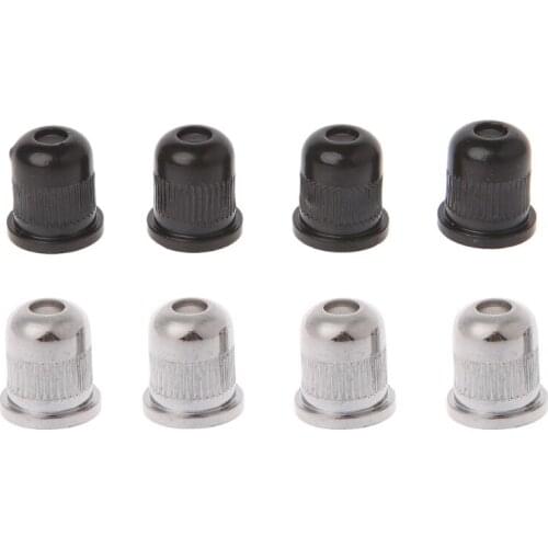 4 Pcs Electric Bass Guitar String Mounting Ferrules Bushing for thru Body Parts 77HC