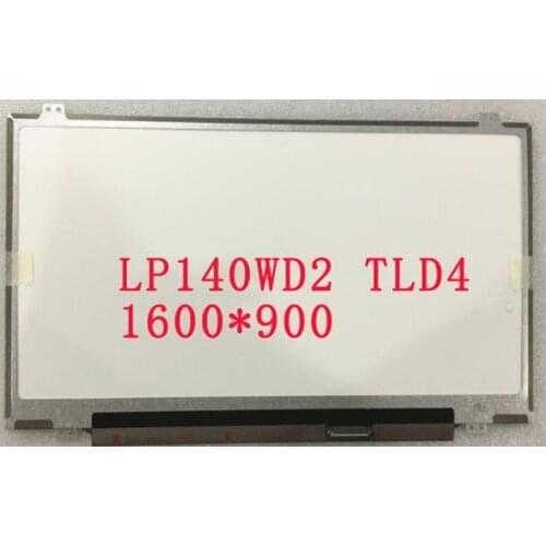Free shipping LP140WD2 TLD4 LP140WD2 TLD2 TLB1 TLD1 B140RW02 V.1 LTN140KT03 N140FGE-LA2 32 Laptop Lcd Screen 1600*900 40 pins