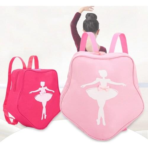 Kid Ballet Gymnastic Sports Yoga Dance Bag For Girls Handbag Crossbody Cavans Backpack Dancing Bag Child Ballet Dance Bag
