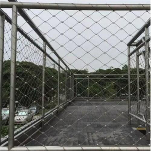 Pliable Inox Balustrade And Railing Cable Rope Wire Mesh