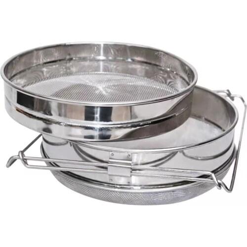 Stainless steel beekeeping honey filter,Double-Layer Honey Strainer, beekeeping tools