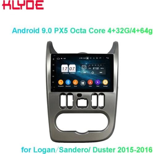 KD-9619 klyde Rockchip PX5 NXP6686 radio car audio with gps for Logan/ Duster/ Sandero 2015-2016