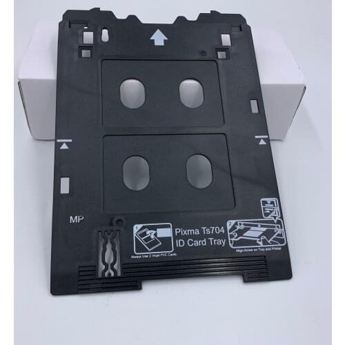 High Quality PVC ID White Card Tray for Inkjet for Canon Pixma TS704 TS8210 TS8295 TS8320 TS8360 TS9520 TS9541C