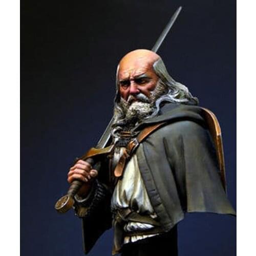 1/12 Scale Unpainted Resin bust Templar Knight Red Crusader collection bust