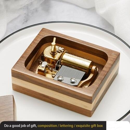 Music Box Custom 30 Tone Music Box Custom Music With Words And Pictures For Tiramisu Cake Festival Gift