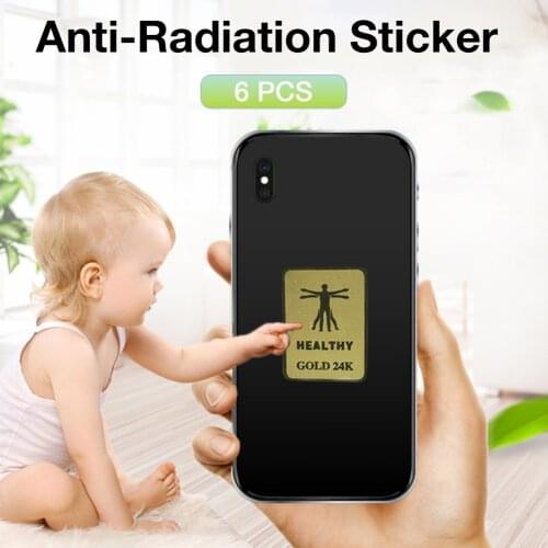 6 Pack Anti EMF Radiation Protection Shield Sticker EMF Protection Cell Phone For Laptop And All Electronic Devices