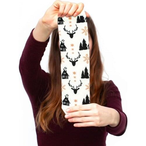 Deer doe stag animal women Socket Socks tight stocking happy socks womens summer lot pack wholesale animated funny socs