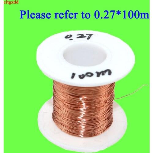 0.41 mm New polyurethane enameled round copper wire QA-1-155 2UEW 100meters