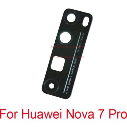 New Mobile Phone Rear Camera Glass Lens For Huawei Nova 7 Pro 7pro Nova7pro Back Big Camera Lens Glass Cover Repair Parts