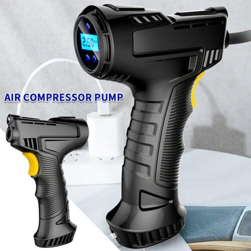 2000mAh New Portable Air Pump Hand Compressor Car Ball Pump Compressor Bicycle Camping Tire Inflator Equipment