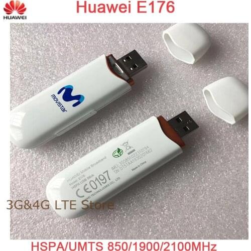 Unlocked Huawei HSDPA 7.2Mbps 3G USB Modem E176 Support HSPA/UMTS 850/1900/2100MHz