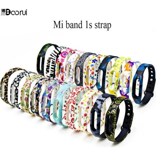 Pulsera Silicone mi band 1 Strap Colorful miband Accessories Replacment wrist strap For Xiaomi Miband Mi band 1 & 1S Smart Band