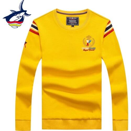 2020 New Autumn Winter Sweater Men Tace & Shark Brand Sweaters for Men O-Neck High Quality Embroidery Solid Color Mens Pulloves