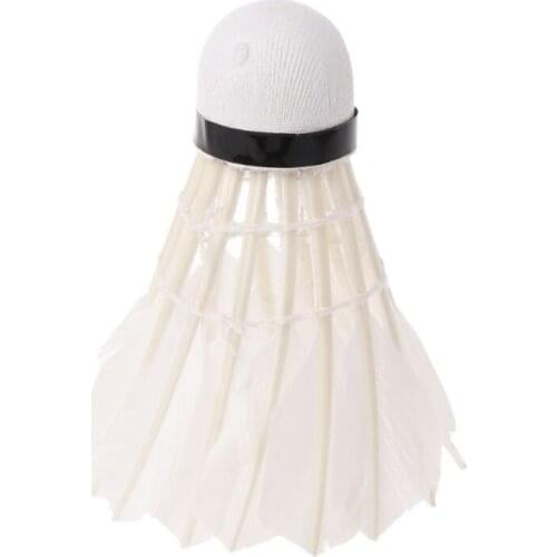 12X Training Sports White Goose Feather Birdies Ball Game Shuttlecocks Badminton
