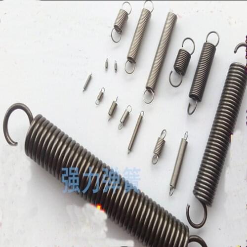 10pc Customized wire thickness 0.3-0.4mm outer diameter 2-5mm stainless steel small spring door with hook tension spring