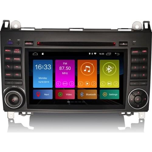 7" Android 10.0 OS Car DVD Multimedia GPS Radio System for Mercedes-Benz Sprinter 2006+ & Viano 2006+ & A-Class W169 2005-2012