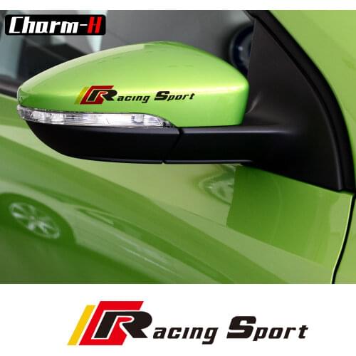 Side Rear View Mirror Decal Sticker For Volkswagen Golf Polo 5 6 7 Tiguan CC Passat B5 B6 B7 Scirocco Bora MK4 MK5 Accessories