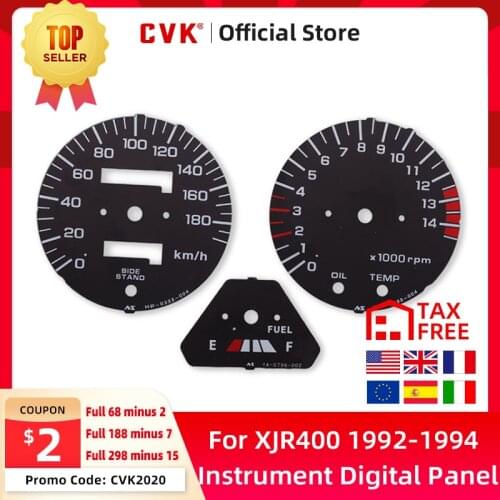 CVK Speedometer Face Plate Panel Meter Digital Dial For Yamaha XJR400 1992 1993 1994 CB 92-94 Accessories Instrument panel