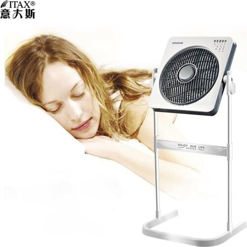 Electric Fan Vertical Large Air Volume Air-Circulation Electronic Air-Conditioning Partner Adjustable Timing Modes ITAS6618A