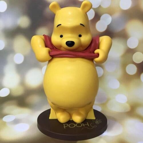 Disney Winnie The Pooh 22cm Action Figures Anime Decoration Collection Figurine Cute Model Toys For Children Best Gifts With Box