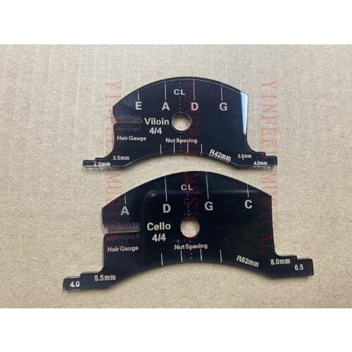 Free shipping 1pc of 4/4,3/4,1/2Violin viola cello bass bridges multifunctional mold template, bridges repair reference tool